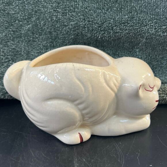 c1940s Shawnee Pottery "Puss 'n Boots" Cat Sugar Bowl - Picture 6 of 9